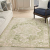 Nourison Astra Machine Washable ASW12 Ivory Green Area Rugs