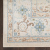 Nourison Astra Machine Washable ASW13 Ivory Blue Area Rugs