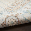 Nourison Astra Machine Washable ASW13 Ivory Blue Area Rugs