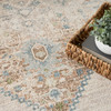 Nourison Astra Machine Washable ASW13 Ivory Blue Area Rugs