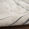 Nourison Astra Machine Washable ASW14 Silver Blue Area Rugs