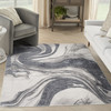 Nourison Astra Machine Washable ASW15 Ivory Grey Area Rugs