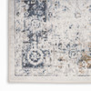 Nourison Astra Machine Washable ASW16 Ivory Blue Area Rugs