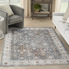 Nourison Astra Machine Washable ASW16 Ivory Multicolor Area Rugs