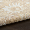 Nourison Astra Machine Washable ASW19 Ivory Gold Area Rugs