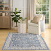 Nourison Astra Machine Washable ASW20 Blue Area Rugs