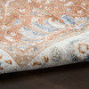 Nourison Astra Machine Washable ASW20 Rust Ivory Area Rugs