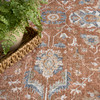 Nourison Astra Machine Washable ASW20 Rust Ivory Area Rugs