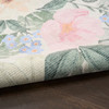 Nourison Botanical Washables BOT01 Ivory Multicolor Area Rugs