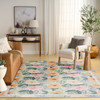 Nourison Botanical Washables BOT01 Ivory Multicolor Area Rugs