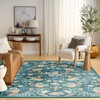 Nourison Botanical Washables BOT02 Green Multicolor Area Rugs