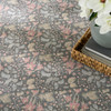 Nourison Botanical Washables BOT03 Charcoal Multicolor Area Rugs