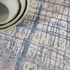 Nourison CK950 Rush CK950 Ivory Blue Area Rugs
