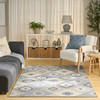 Nourison Copenhagen CPN01 Ivory Blue Area Rugs