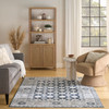 Nourison Dekor DEK02 Grey Navy Area Rugs