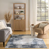Nourison Dekor DEK04 Grey Navy Area Rugs