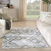 Nourison Dekor DEK05 Grey Navy Area Rugs