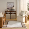 Nourison Dekor DEK06 Ivory Brown Area Rugs