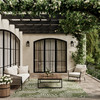 Nourison Garden Oasis GOA01 Green Ivory Area Rugs