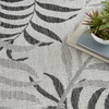 Nourison Garden Oasis GOA01 Grey Area Rugs