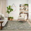 Nourison Garden Oasis GOA01 Ivory Green Area Rugs