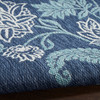 Nourison Garden Oasis GOA03 Navy Area Rugs