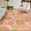 Nourison Garden Oasis GOA04 Coral Area Rugs