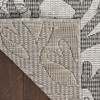 Nourison Garden Oasis GOA05 Grey Area Rugs
