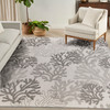 Nourison Garden Oasis GOA05 Grey Area Rugs
