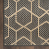 Nourison Horizon Indoor/Outdoor HOZ01 Charcoal Area Rugs