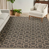 Nourison Horizon Indoor/Outdoor HOZ01 Charcoal Area Rugs