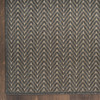 Nourison Horizon Indoor/Outdoor HOZ02 Charcoal Area Rugs