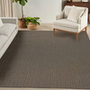 Nourison Horizon Indoor/Outdoor HOZ02 Charcoal Area Rugs