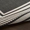 Nourison Horizon Indoor/Outdoor HOZ03 Black Area Rugs