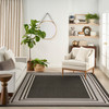 Nourison Horizon Indoor/Outdoor HOZ03 Black Area Rugs