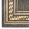 Nourison Horizon Indoor/Outdoor HOZ03 Charcoal Area Rugs