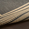 Nourison Horizon Indoor/Outdoor HOZ03 Charcoal Area Rugs