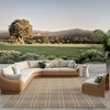 Nourison Horizon Indoor/Outdoor HOZ04 Charcoal Area Rugs