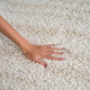 Nourison Modern Shag MMD05 Ivory Beige Area Rugs