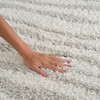 Nourison Modern Shag MMD05 Ivory Grey Area Rugs