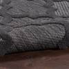 Nourison Easy Care NES01 Charcoal Black Area Rugs