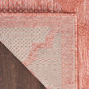Nourison Easy Care NES01 Coral Orange Area Rugs