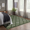 Nourison Easy Care NES01 Green Area Rugs