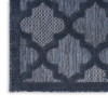 Nourison Easy Care NES01 Navy Blue Area Rugs