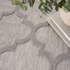 Nourison Easy Care NES01 Silver Grey Area Rugs