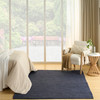 Nourison Natural Jute NJT01 Navy Area Rugs