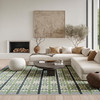 Nourison Nordic NRC06 Green Blue Area Rugs