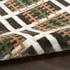 Nourison Nordic NRC08 Charcoal Multicolor Area Rugs