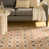 Nourison Nordic NRC14 Rust Multicolor Area Rugs