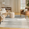 Nourison Nordic NRC15 Ivory Blue Area Rugs